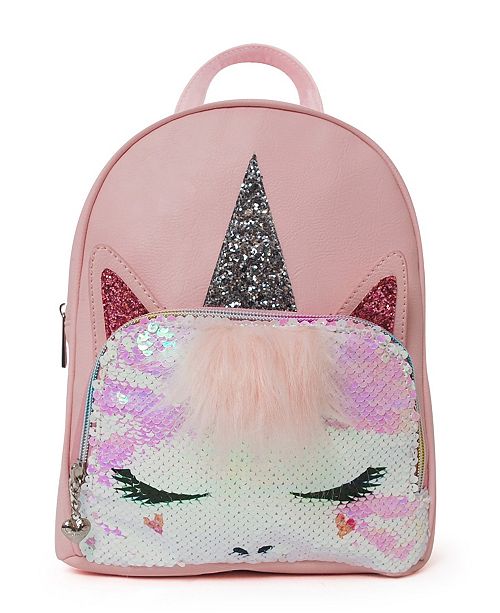 Omg Accessories One Size Flip Sequin Unicorn Mini Backpack