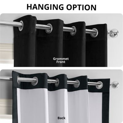 Grommet Signature Velvet Blackout Curtain