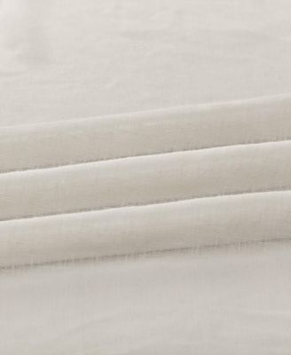 Textured Faux Linen Sheer Curtain