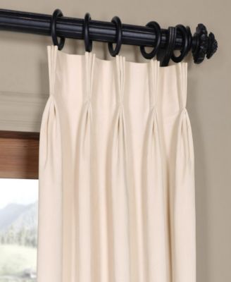 French Pleat Signature Velvet Blackout Curtain