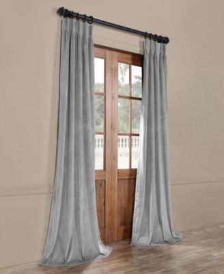 French Pleat Signature Velvet Blackout Curtain