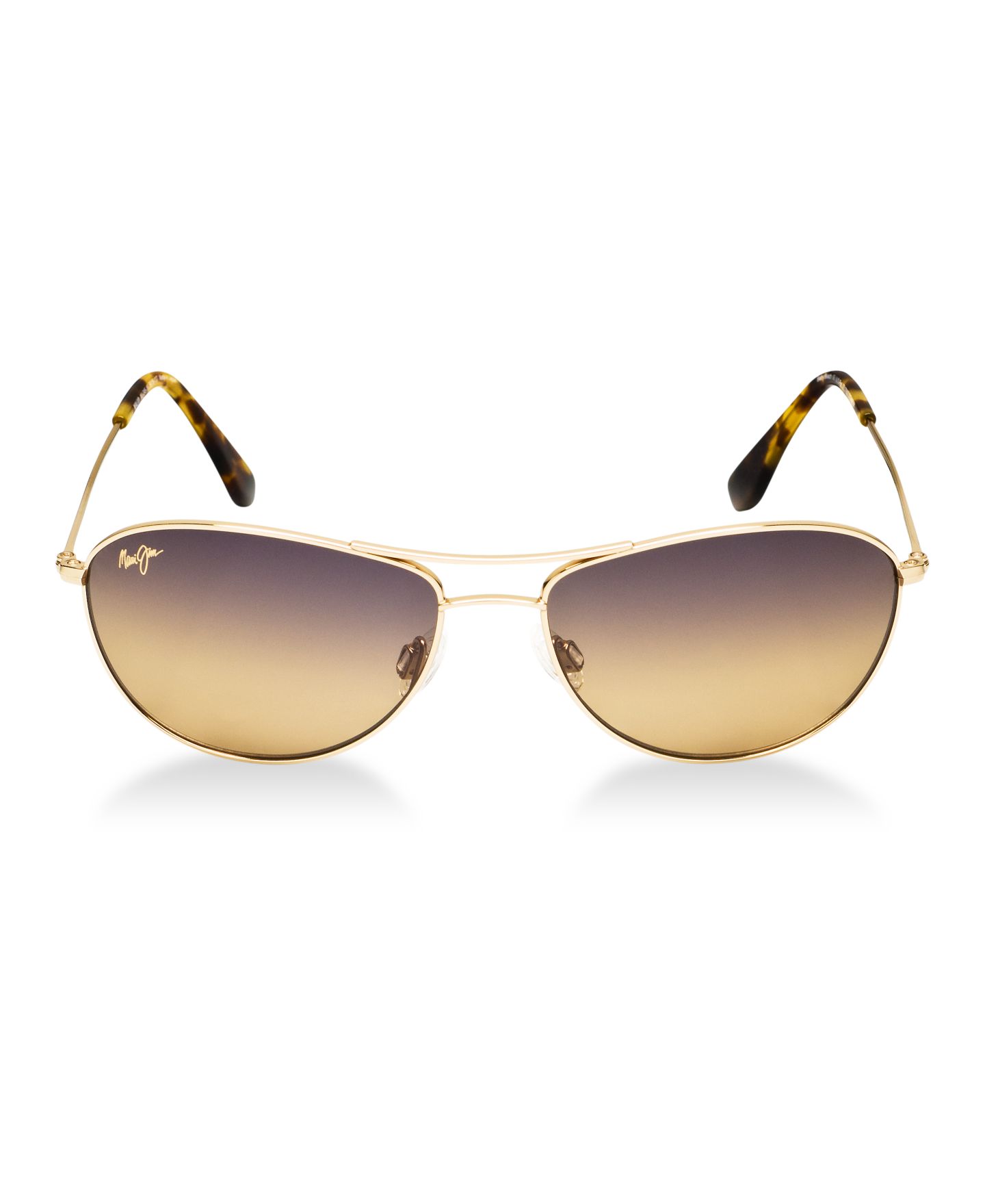 Женские солнцезащитные очки Maui Jim Baby Beach Polarized Sunglasses, 245, цвет: Золотой / Бронзовый — фото 3