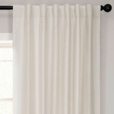 Vintage Textured Faux Dupioni Silk Blackout Curtain