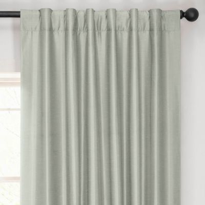 Vintage Textured Faux Dupioni Silk Blackout Curtain