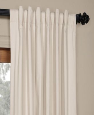 Solid Cotton Hotel Blackout Curtain