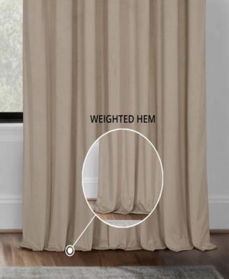 Signature Extra Wide Velvet Blackout Curtain