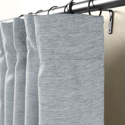 Half Price Drapes Bellino Textured Faux Linen Room Darkening Curtains For Bedroom & Living Room Curtains(1 Panel), 50W X 63L