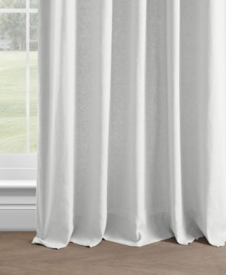 French Linen Room Darkening Curtain