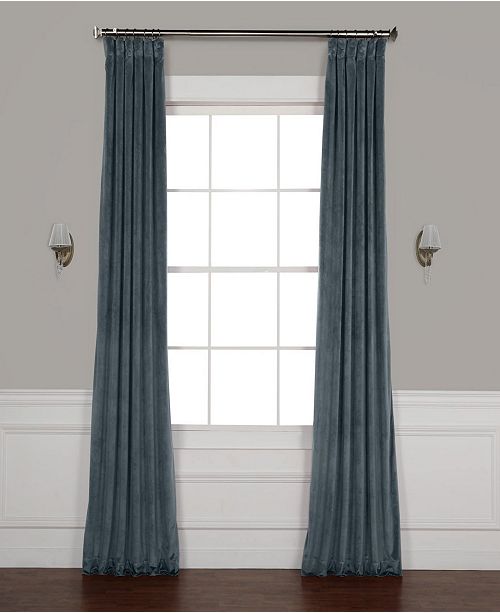 Exclusive Fabrics Furnishings Heritage Plush Velvet 50 X 96