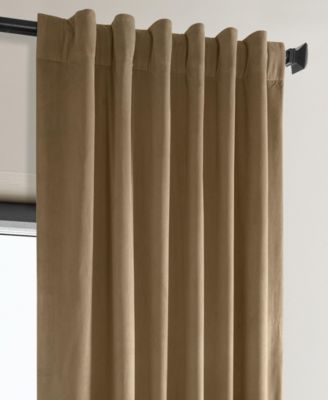 Heritage Plush Velvet Room Darkening Curtain