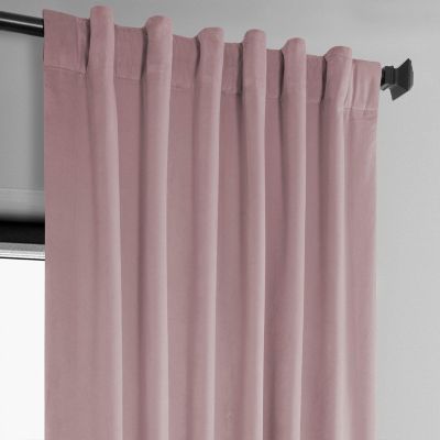 Heritage Plush Velvet Room Darkening Curtain
