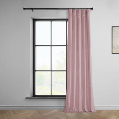 Heritage Plush Velvet Room Darkening Curtain
