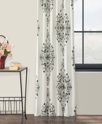 Emblem Printed Cotton Room Darkening Curtain