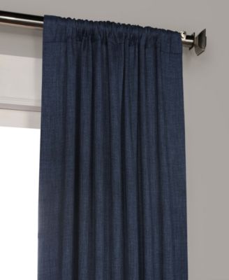 Exclusive Fabrics & Furnishings Blackout 50" X 108" Curtain Panel - Macy's