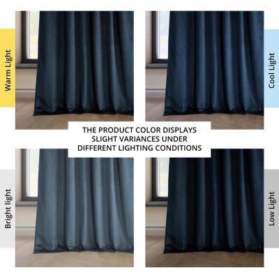 Heritage Plush Velvet Room Darkening Curtain