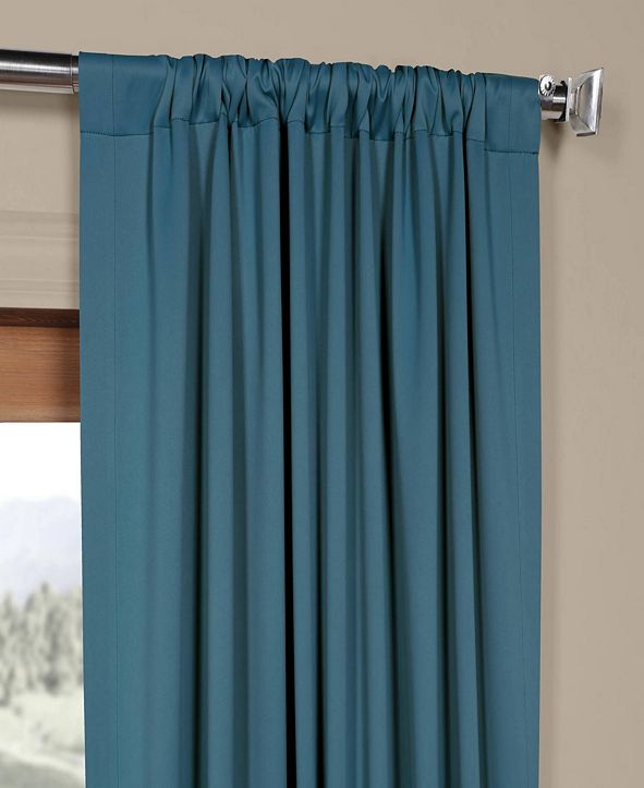Exclusive Fabrics & Furnishings Blackout 50" x 108" Curtain Panel