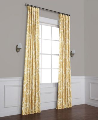 Tea Time Floral Room Darkening Curtain