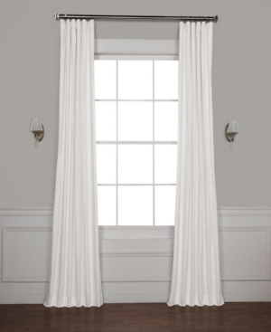 Exclusive Fabrics & Furnishings Blackout Cotton Panel, 50" X 96" In White