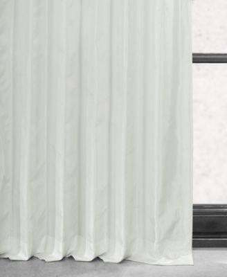 Faux Silk Taffeta Blackout Curtain