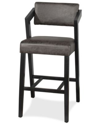 Snyder Stationary Bar Height Stool - Macy's