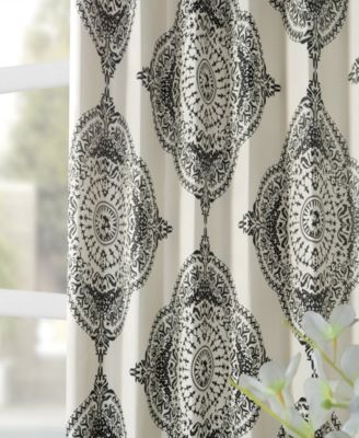 Henna Emblem Room Darkening Curtain