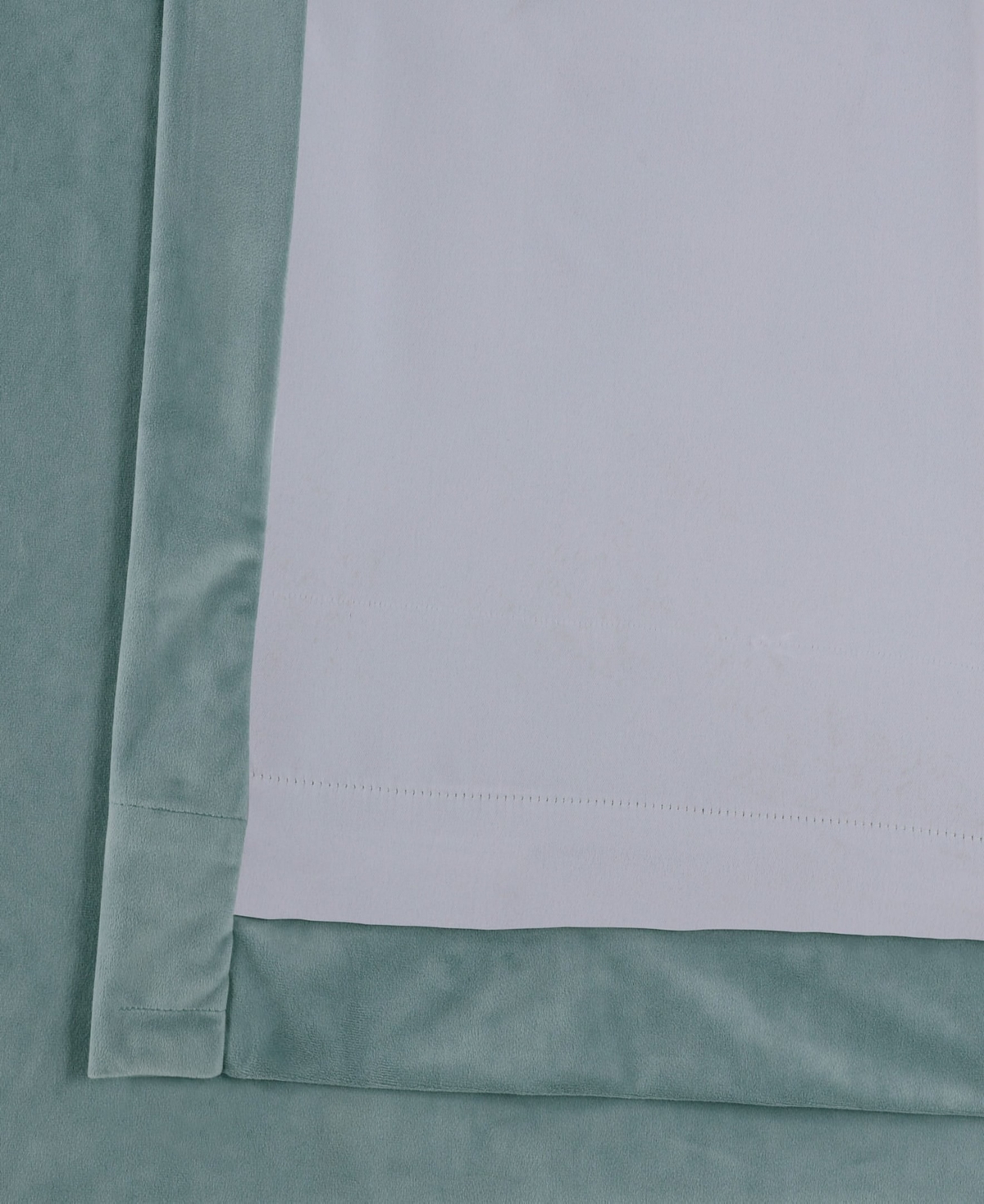 Half Price Drapes Skylark Blue Signature Velvet Blackout Curtain In Blue