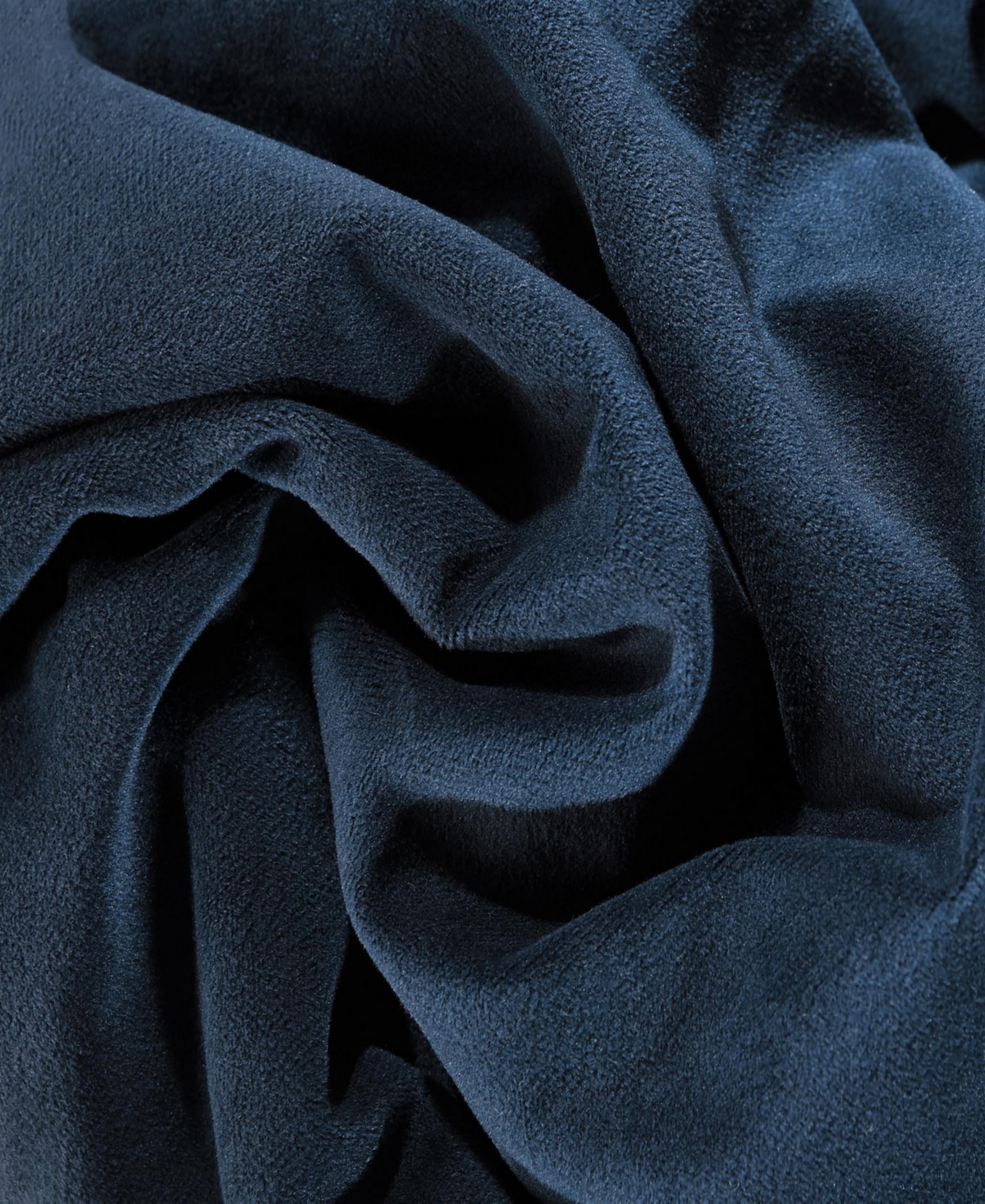 Half Price Drapes Midnight Blue Signature Velvet Blackout Curtain In Blue
