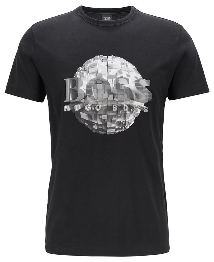 Hugo Boss BOSS Men's Tee 4 Regular-Fit Cotton T-Shirt - Macy's