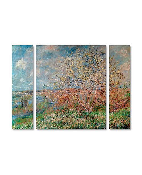 Trademark Global Claude Monet Spring 1880 Multi Panel Art Set