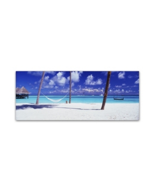 Trademark Global David Evans 'view For One-maldives' Canvas Art In Multi