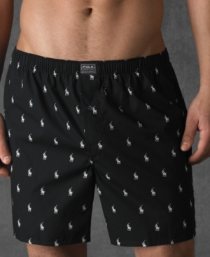 Polo Ralph Lauren Men's Underwear Allover Pony Woven Boxers