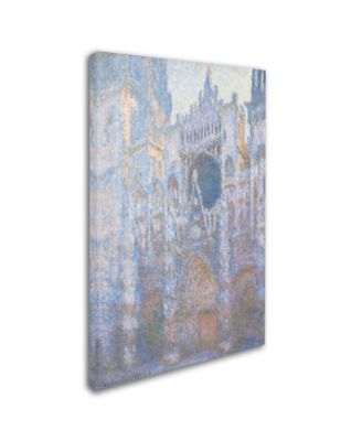 Claude Monet 'Rouen Cathedral West Facade 1894' Canvas Art - 24" x 16"