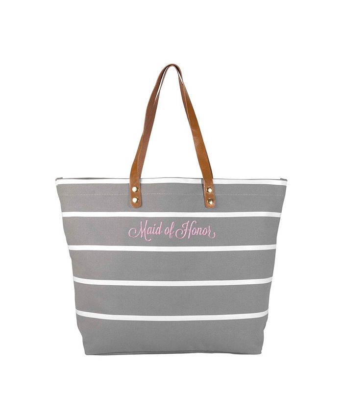 Cathy's Concepts Maid Of Honor Striped Tote - Macy's