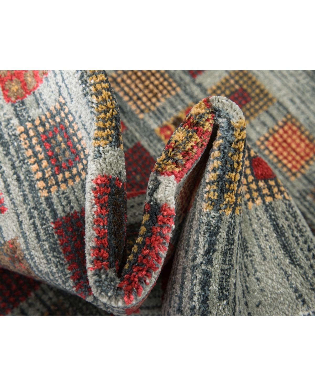 Bayshore Home Ojas Oja6Area Rug - Light Blue
