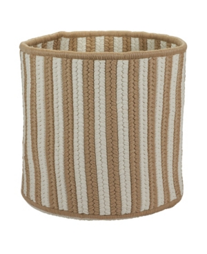 Colonial Mills Baja Stripe Braided Storage Basket