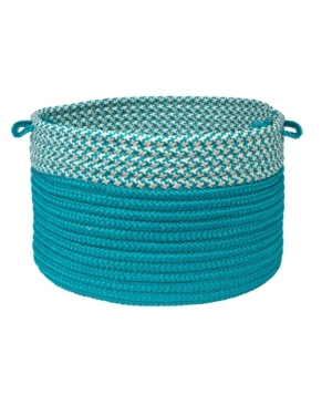 Colonial Mills Houndstooth Dipped Braided Storage Basket