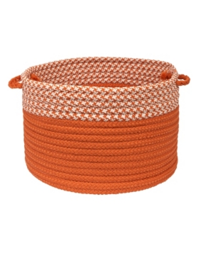 Colonial Mills Houndstooth Dipped Braided Storage Basket