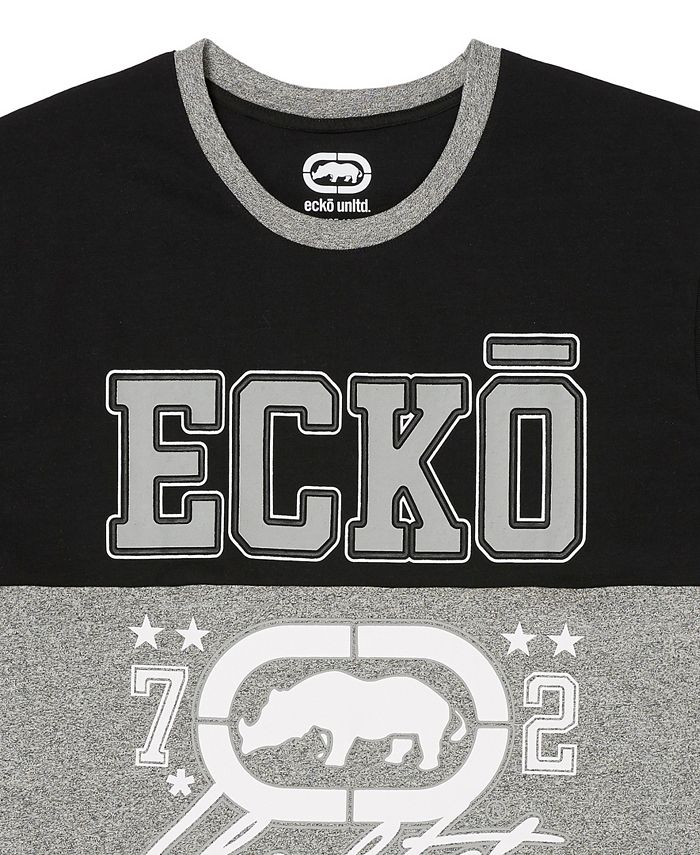 Ecko Unltd. Men's Half Crew Cushion Athletic Socks - 6-Pack In White, Black, Gray