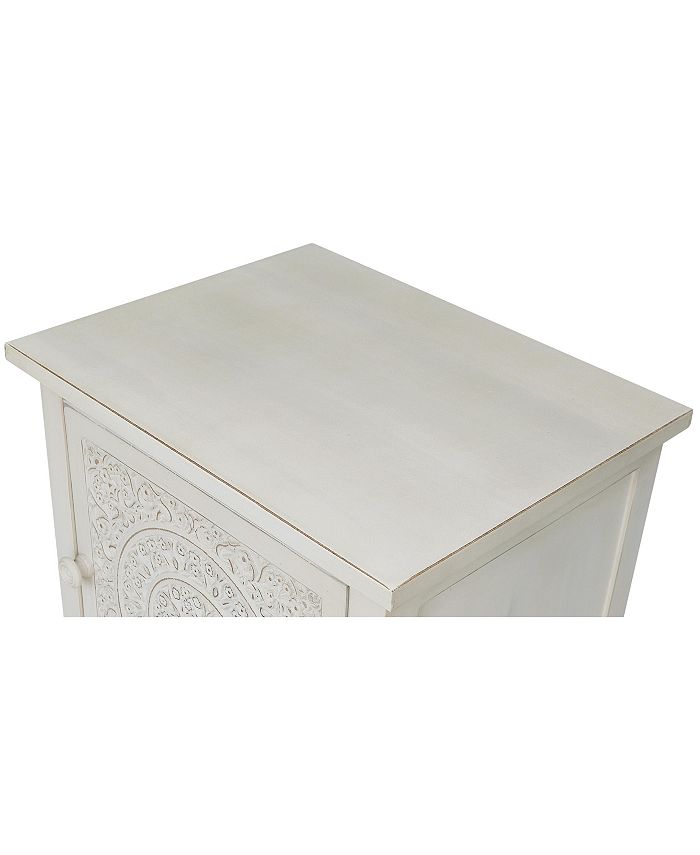 Gallerie Décor Antiqued Carved Chest Macy's