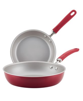 Create Delicious Aluminum Nonstick Skillet 9.5" and 11.75" Twin Pack