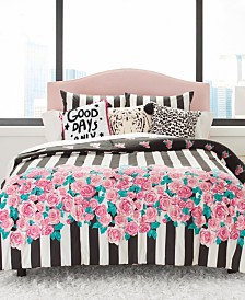 Betsey Johnson Romantic Roses Comforter Set Full Queen Reviews