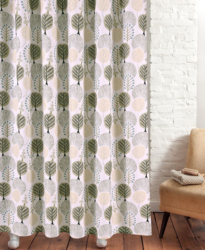 M.Style Pyper Shower Curtain Macy's