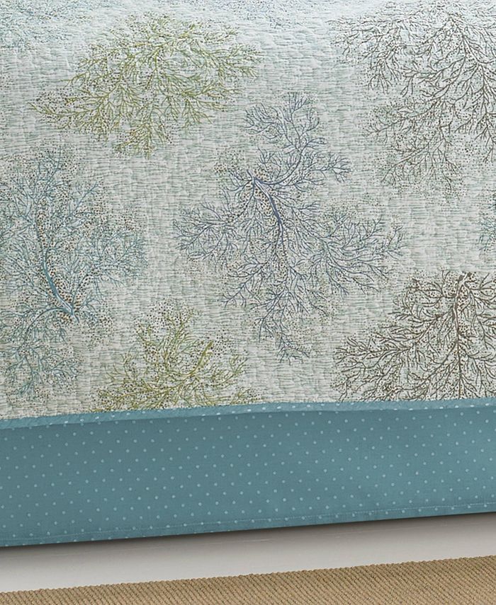 Laura Ashley Saltwater Reversible Quilt Set, Daybed Macy's