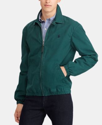 green polo windbreaker