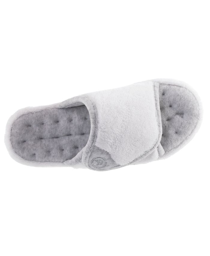 isotoner signature microterry pillowstep slipper