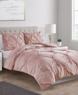VCNY Home - Carmen Velvet 3PC Full Comforter Set
