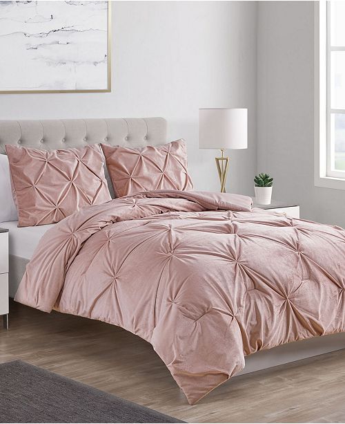 Vcny Home Carmen Velvet 3 Pc Full Queen Comforter Set Reviews