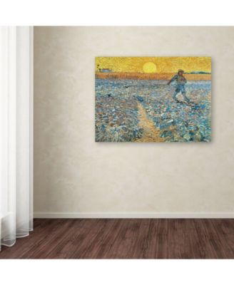 Vincent van Gogh 'Sower 1888' Canvas Art - 14" x 19"