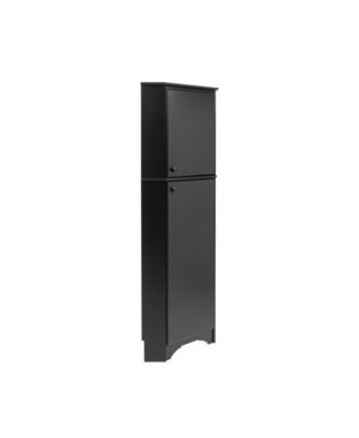 Prepac Elite Tall 2-Door Corner Storage Cabinet - Macy's