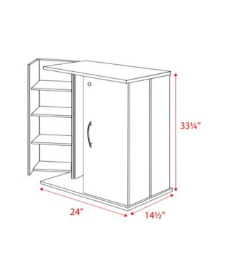 Locking Media Storage Cabinet